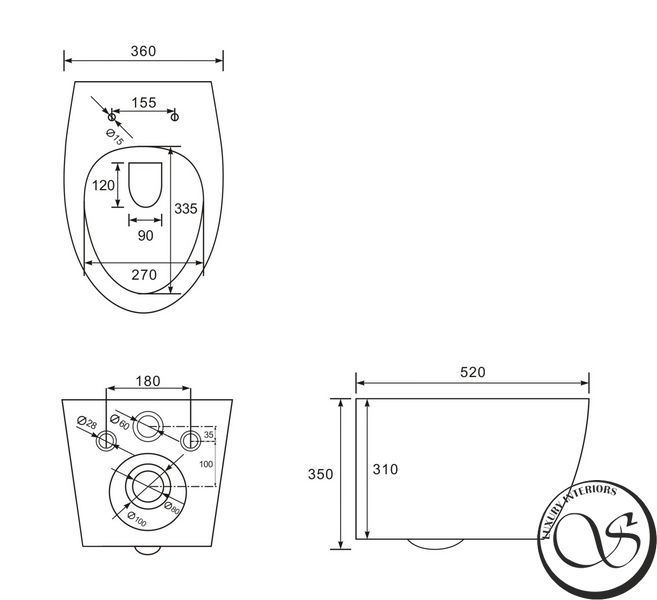 Kit instalare WC Geberit Duofix + WC suspendat IMPRESE SAFIR 458.103.00.1+115.137.11.1+i11217 458.103.00.1+115.137.11.1+i11217 foto