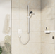 Baterie de duș &icirc;ncasabilă Hansgrohe DuoTurn Q 1, alb mat (75614700) 75614700 foto 4