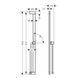 Bară de duș Hansgrohe Unica S Puro 90 cm cu furtun de 160 cm, negru mat (24405670) 24405670 foto 2
