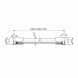Furtun de dus IMPRESE LSR f03600101AC PVC 1200 mm anti-twist f03600101AC foto 2