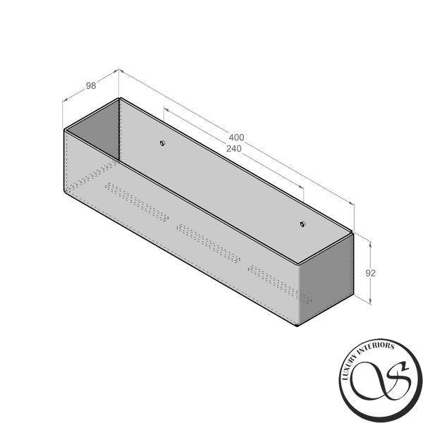 Полка-органайзер для ванной комнаты DASKE BASKET SH/BT-1079B-A Adhesive SH/BT-1079B-A фото