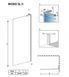 Душевая перегородка Radaway 10319104-54-01 Modo SL Black II 100 10319104-54-01 фото 2