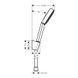 Set de duș Hansgrohe Pulsify 24301700 cu furtun de duș 125 cm 24301700 920507305011 foto 2
