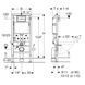 Kit instalare WC Geberit Duofix + WC suspendat VOLLE GIRO 2.0 458.103.00.1+115.137.11.1+1352.001100 458.103.00.1+115.137.11.1+1352.001100 foto 2