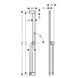 Bară de duș Hansgrohe Unica S Puro 90 cm cu furtun de 160 cm, alb mat (24405700) 24405700 foto 2