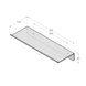 Raft de duș plutitor simplu DASKE PLAIN SH/PLM-1680W SH/PLM-1680W foto 3