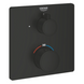 Baterie termostatica de dus incorporata 2 moduri Grohe GRT Square Dus Phantom Black 1022152430 1022152430 foto 1