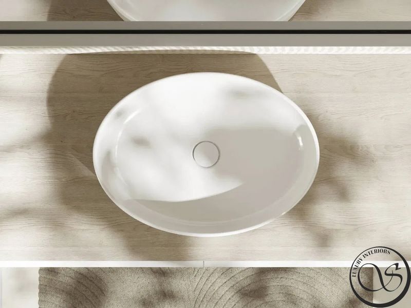 Lavoar de blat Hansgrohe Xuniva D SmartClean 61072450 fără preaplin, 55x38x13 cm 61072450 foto