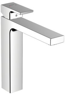 Смеситель для умывальника 190 hansgrohe Vernis Shape 71562000 с донным клапаном хром 71562000 фото