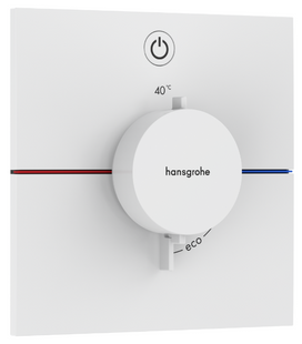 Hansgrohe ShowerSelect Comfort E termostat ascuns, 1 funcție, alb mat (15571700) 15571700 foto