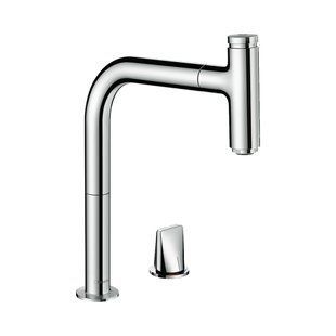 Смеситель для кухни Hansgrohe Metris Select 200 1jet sBox с вытяжным изливом, хром (73804000) 73804000 фото
