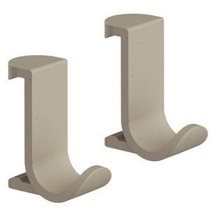 Hansgrohe WallStoris Planet Edition, c&acirc;rlig pentru prosoape lat (2 buc.) 3,9 x 3,2 x 1,8 cm, Nisipiu (28915210) 28915210 foto