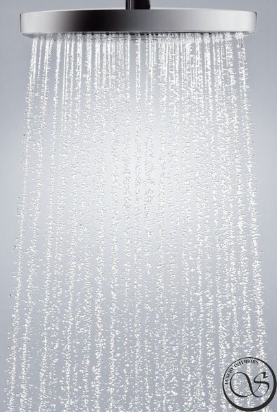 Duș suspendat Hansgrohe Select E 300 2jet cu suport, alb/crom (27385400) 27385400 foto