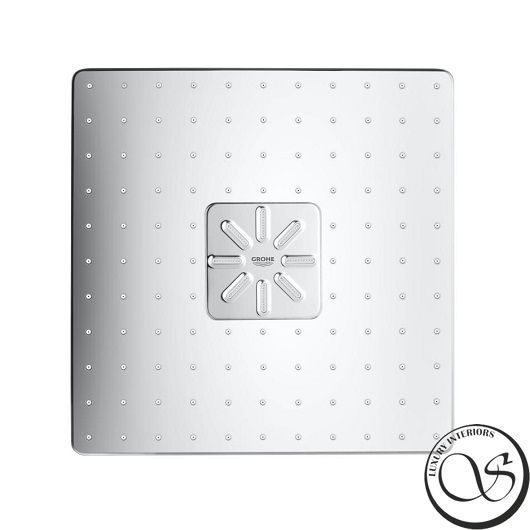 Grohe Rainshower 310 SmartActive Cube duș deasupra capului cu braț, 142 mm, 2 modele de pulverizare (26481000) 26481000 foto