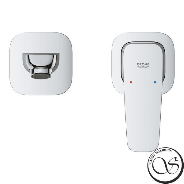 Смеситель для умывальника GROHE CUBEO 1017890000 L-size на 2отв, СМ, хром 1017890000 фото