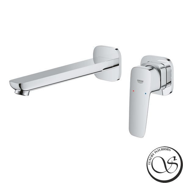 Смеситель для умывальника GROHE CUBEO 1017890000 L-size на 2отв, СМ, хром 1017890000 фото