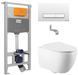 WC suspendat TOLEDO cu kit de instalare pentru WC IMPRESE 3in1 1347.001000+i8109 foto 1