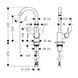 HANSGROHE LOGIS смеситель для кухни 71835000 фото 2
