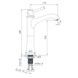 Baterie lavoar IMPRESE PODZIMA ZMK011701011 cromata ZMK011701011 foto 2