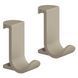 Крючок для полотенец Hansgrohe WallStoris Planet Edition широкий (2шт) 3,9x3,2x1,8 см, Sand (28915210) 28915210 фото 1