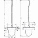 HANSGROHE Axor Ёршик для унитаза 42835000 фото 2