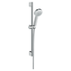 Душевой набор Hansgrohe 26652400 Crometta 100 1jet с душевой штангой белый/хром 26652400 фото 1