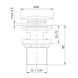 Supapă inferioară IMPRESE BRENTA ZMK081906500 Pop-up nichel ZMK081906500 foto 2