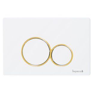 Cheie pentru instalare IMPRESE i-FRAME i7117PW insert alb lucios din plastic auriu i7117PW foto