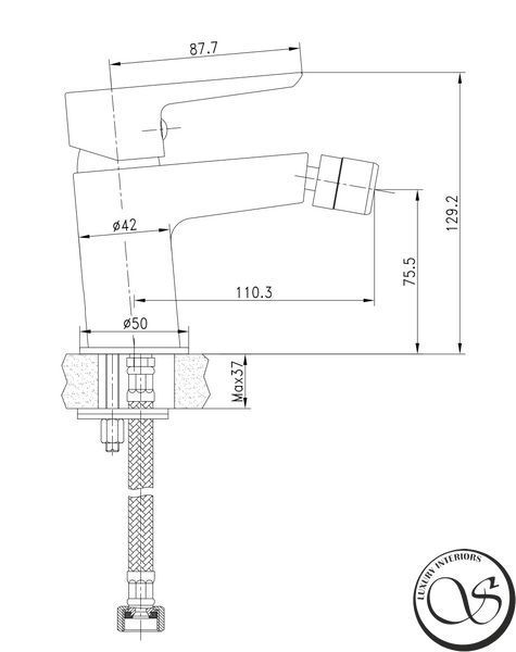 Смеситель для биде Imprese BRECLAV 40245 хром картридж 35мм 40245 фото