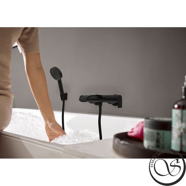 Baterie baie Hansgrohe Vivenis 75420670 negru mat 75420670 foto