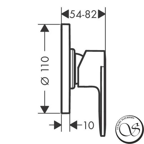 Смеситель для душа Hansgrohe Vernis Blend 71649000 хром 71649000 фото