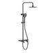 Sistem de duș IMPRESE MODUS D t030B08210SQ (baterie duș, duș d250 mm, cap de duș cu 3 moduri, furtun PVC 1500 mm) negru mat t030B08210SQ foto 1