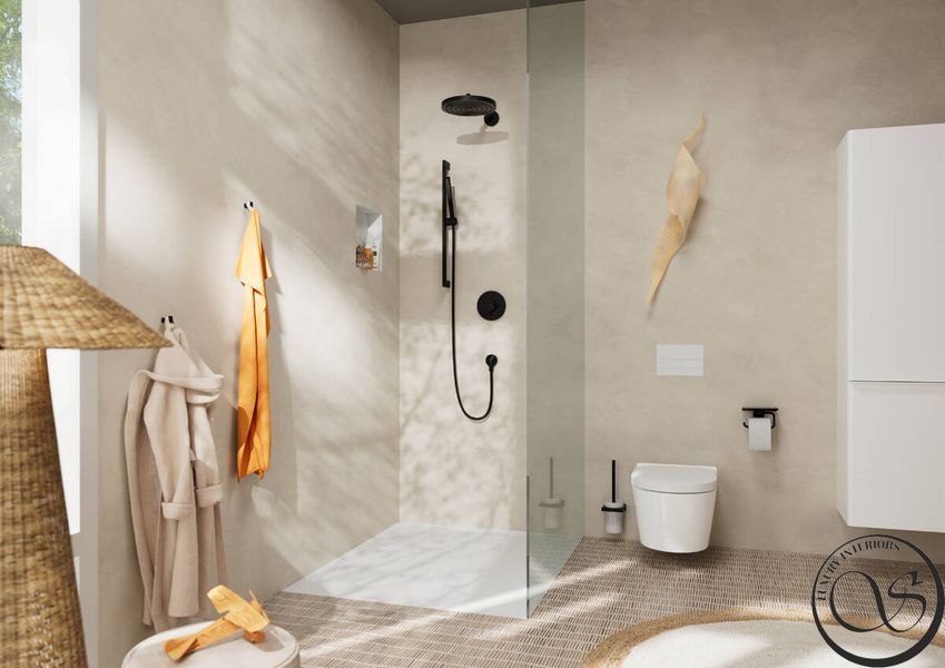 Ручной душ Hansgrohe Pulsify S 100 1jet EcoSmart, Matt Black (24125670) 24125670 фото