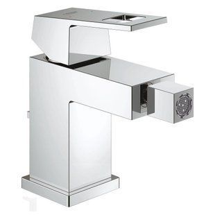 Baterie bideu GROHE Eurocube 23138000 cu supapa inferioara 23138000 foto