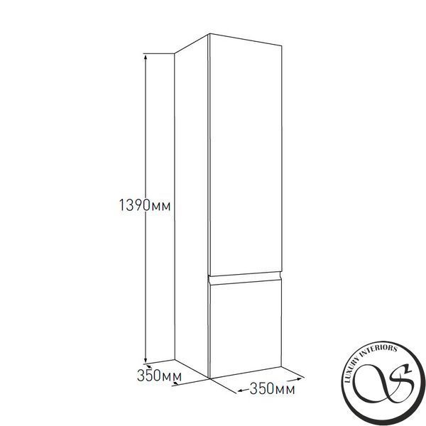 Penar suspendat VOLLE ORLANDO, 139*35*35 cm, alb 15-35-55 foto