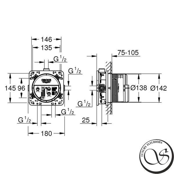 Set dus GROHE NEW TEMPESTA 26415SC1 4in1 26415SC1 foto