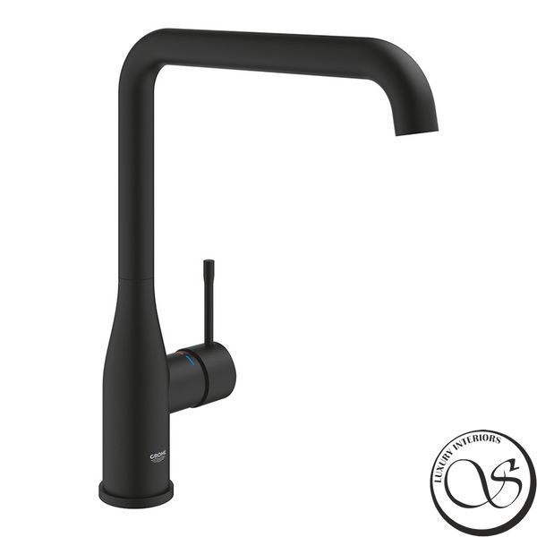 Смеситель для кухни GROHE ESSENCE 30505KF однорычажный черный матовый 30505KF0 фото Смеситель для кухни GROHE ESSENCE 30505KF однорычажный черный матовый 30505KF0 фото