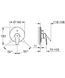 Смеситель для ванны GROHE EUROSMART 194502433, однорычажный, СМ, цвет черный матовый 194502433 фото 2