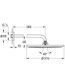 Duș deasupra cu braț de duș 380 mm GROHE Rainshower 26066AL0 1 mod de pulverizare grafit &icirc;nchis mat 26066AL0 foto 2