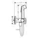 Dus igienic Hansgrohe Bidette 1jet S 29232140 bronz 29232140 foto 2