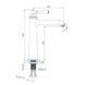 Baterie lavoar &icirc;nalt Imprese Hydrant Zmk031806011 cu finisaj satinat/nichel ZMK031806011 foto 2