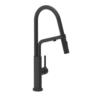 Смеситель для кухни IMPRESE KUCERA f03403410AD с подключением питьевой воды, гибкий излив, черный матовый f03403410AD  фото
