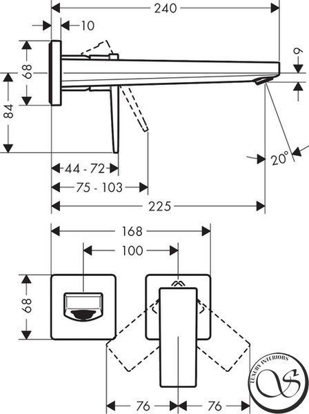 Смеситель для умывальника Hansgrohe Metropol (32526700) 32526700 фото
