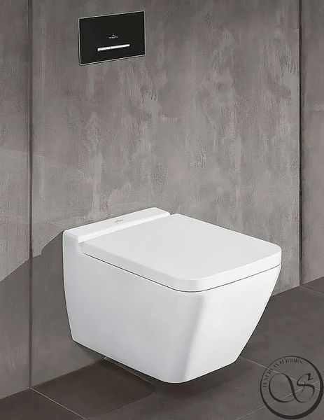 Унитаз подвесной Villeroy & Boch Finion 4664R0R1 с открытым смывным краем 56x37.5x35 cm, с DirectFlush, Альпийский белый CeramicPlus 4664R0R1 фото