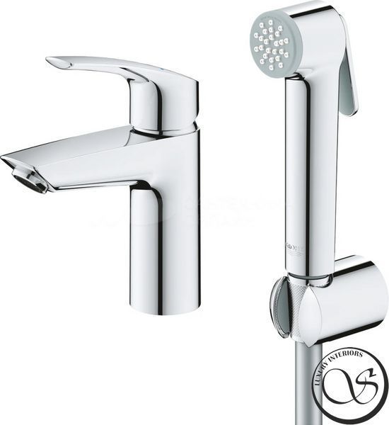 Grohe Eurosmart New Baterie de lavoar S-Size cu spray igienic, crom (23124003) 23124003 foto