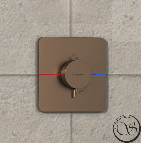 Термостат скрытого монтажа на 1 потребитель Hansgrohe ShowerSelect Comfort Q для душа, Brushed Bronze (15588140) 15588140 фото