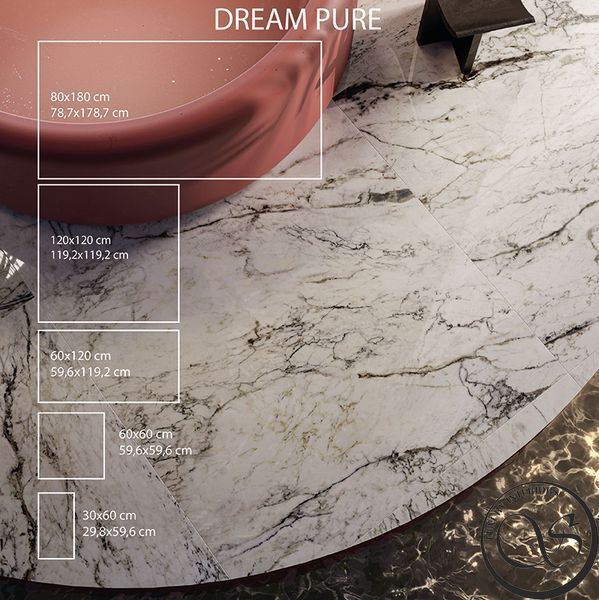 Плитка Ricchetti Cisa Dream Pure Opera soft 60x120 см 0593035 593035 фото