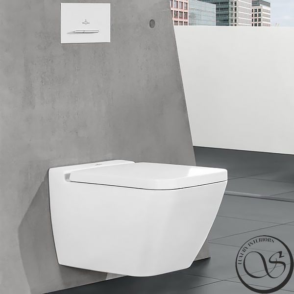 Унитаз подвесной Villeroy & Boch Finion 4664R0R1 с открытым смывным краем 56x37.5x35 cm, с DirectFlush, Альпийский белый CeramicPlus 4664R0R1 фото