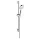 Set de duș Hansgrohe Crometta 100 cu 1 jet, 0,65 m, EcoSmart, 9 l/min, alb/crom (26535400) 26535400 foto 1