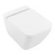 Унитаз подвесной Villeroy & Boch Finion 4664R0R1 с открытым смывным краем 56x37.5x35 cm, с DirectFlush, Альпийский белый CeramicPlus 4664R0R1 фото 1